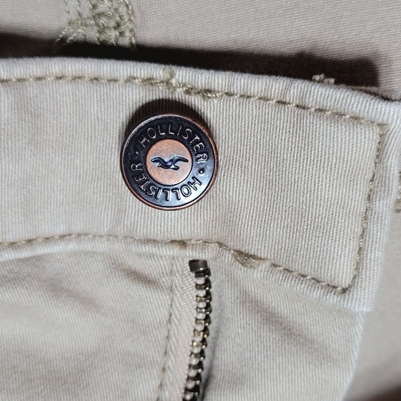 Hollister Womens Skinny 5-Pocket Tan Pants Size 28 x 30 - Picture 7 of 9